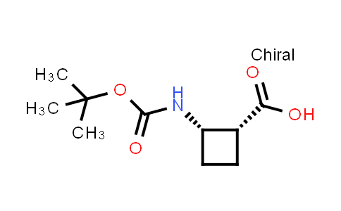 CAS No. 868364-63-0, (1R,2S)-2-{[(tert-butoxy)carbonyl]amino}cyclobutane-1-carboxylic acid