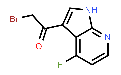 CAS No. 868387-32-0, Ethanone, 2-bromo-1-(4-fluoro-1H-pyrrolo[2,3-b]pyridin-3-yl)-