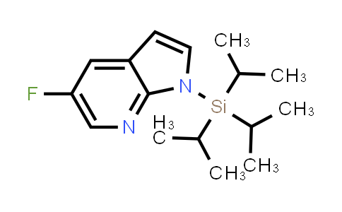 CAS No. 868387-37-5, 5-Fluoro-1-(triisopropylsilyl)-1H-pyrrolo[2,3-b]pyridine