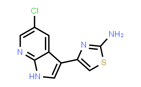CAS No. 868387-42-2, 2-Thiazolamine, 4-(5-chloro-1H-pyrrolo[2,3-b]pyridin-3-yl)-
