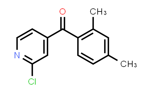 CAS No. 868390-70-9, (2-Chloropyridin-4-yl)(2,4-dimethylphenyl)methanone