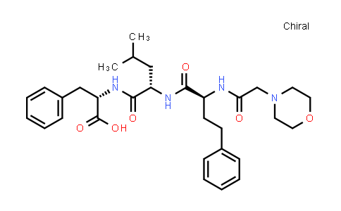 CAS No. 868540-16-3, (S)-2-((S)-4-Methyl-2-((S)-2-(2-morpholinoacetamido)-4-phenylbutanamido)pentanamido)-3-phenylpropanoic acid