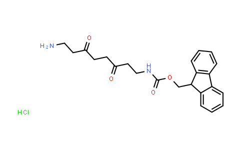 CAS No. 868599-73-9, (9H-Fluoren-9-yl)methyl (8-amino-3,6-dioxooctyl)carbamate hydrochloride