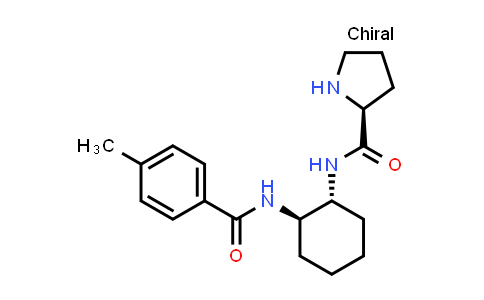 CAS No. 868694-81-9, 2-Pyrrolidinecarboxamide, N-[(1R,2R)-2-[(4-methylbenzoyl)amino]cyclohexyl]-, (2S)-