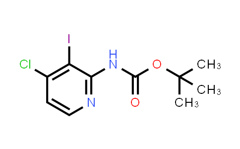 CAS No. 868733-96-4, tert-Butyl (4-chloro-3-iodopyridin-2-yl)carbamate
