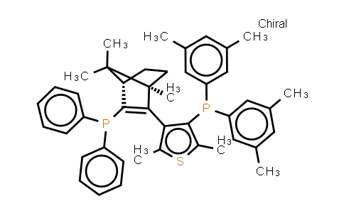 DY575954 | 868851-50-7 | (+)-{4-[(1R,4S)-3-(二苯基膦基)-1,7,7-三甲基二环[2.2.1]庚-2-烯-2-基]-2,5-二甲基-3-噻吩并-3-基}二(3,5-二甲基苯基)膦