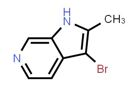 CAS No. 869012-93-1, 3-Bromo-2-methyl-1H-pyrrolo[2,3-c]pyridine