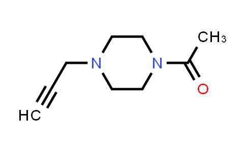 CAS No. 869015-26-9, 1-(4-(Prop-2-yn-1-yl)piperazin-1-yl)ethan-1-one