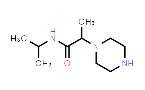 CAS No. 86906-58-3, N-Isopropyl-2-(piperazin-1-yl)propanamide
