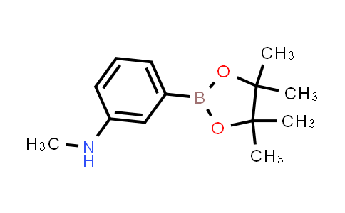 CAS No. 869090-08-4, N-Methyl-3-(4,4,5,5-tetramethyl-1,3,2-dioxaborolan-2-yl)aniline