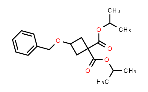 869109-30-8 | Diisopropyl 3-(benzyloxy)cyclobutane-1,1-dicarboxylate