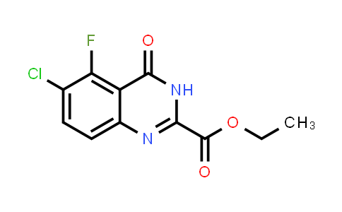 CAS No. 869297-83-6, Ethyl 6-chloro-5-fluoro-4-oxo-3,4-dihydroquinazoline-2-carboxylate