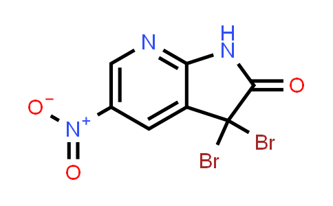 CAS No. 869371-07-3, 3,3-Dibromo-5-nitro-1H-pyrrolo[2,3-b]pyridin-2(3H)-one