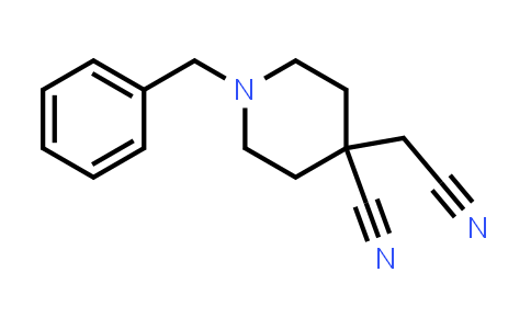 CAS No. 86945-27-9, 1-Benzyl-4-(cyanomethyl)piperidine-4-carbonitrile