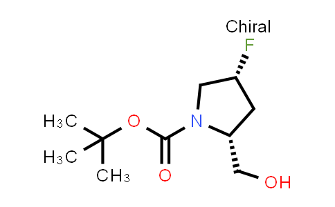 CAS No. 869527-51-5, tert-Butyl (2R,4R)-4-fluoro-2-(hydroxymethyl)pyrrolidine-1-carboxylate