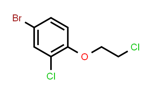 CAS No. 869569-66-4, 4-Bromo-2-chloro-1-(2-chloroethoxy)benzene