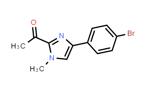 CAS No. 869570-49-0, 2-Acetyl-4-(4-bromophenyl)-1-methyl-1H-imidazole