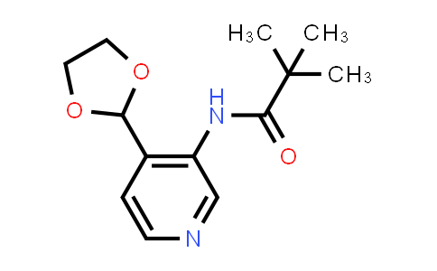 869735-24-0 | N-(4-(1,3-Dioxolan-2-yl)pyridin-3-yl)pivalamide