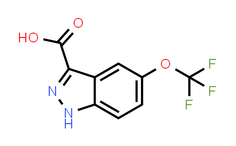 CAS No. 869782-94-5, 5-(Trifluoromethoxy)-1H-indazole-3-carboxylic acid