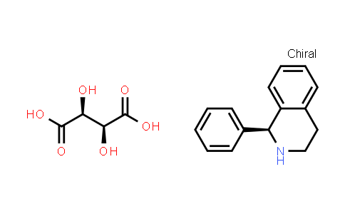CAS No. 869884-00-4, (S)-1-Phenyl-1,2,3,4-tetrahydroisoquinoline (2S,3S)-2,3-dihydroxysuccinate