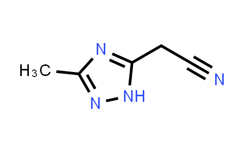 CAS No. 86999-26-0, 2-(3-methyl-1H-1,2,4-triazol-5-yl)acetonitrile