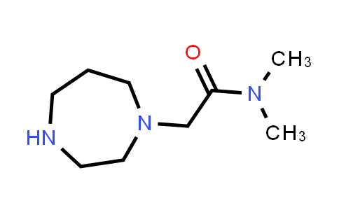 CAS No. 87055-44-5, 2-(1,4-Diazepan-1-yl)-N,N-dimethylacetamide