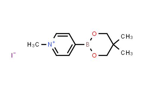 CAS No. 870556-29-9, 4-(5,5-Dimethyl-1,3,2-dioxaborinan-2-yl)-1-methylpyridin-1-ium iodide