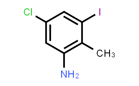 CAS No. 870606-29-4, 5-Chloro-3-iodo-2-methylaniline