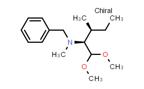 CAS No. 870640-61-2, (2S,3S)-N-benzyl-1,1-dimethoxy-N,3-dimethylpentan-2-amine