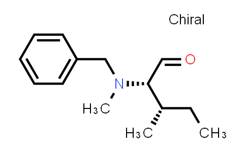 CAS No. 870640-63-4, (2S,3S)-2-(benzyl(methyl)amino)-3-methylpentanal