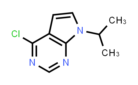 CAS No. 870706-47-1, 4-Chloro-7-(propan-2-yl)-7H-pyrrolo[2,3-d]pyrimidine