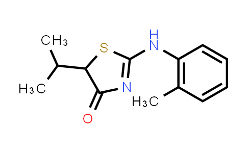 CAS No. 870707-80-5, 5-Isopropyl-2-(o-tolylamino)thiazol-4(5H)-one