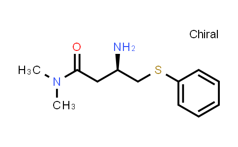 CAS No. 870812-31-0, Butanamide, 3-amino-N,N-dimethyl-4-(phenylthio)-, (3R)-