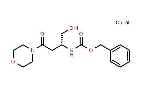 MC576179 | 870812-92-3 | Carbamic acid, N-[(1R)-1-(hydroxymethyl)-3-(4-morpholinyl)-3-oxopropyl]-, phenylmethyl ester