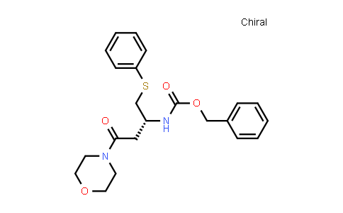 870812-93-4 | Carbamic acid, N-[(1R)-3-(4-morpholinyl)-3-oxo-1-[(phenylthio)methyl]propyl]-, phenylmethyl ester