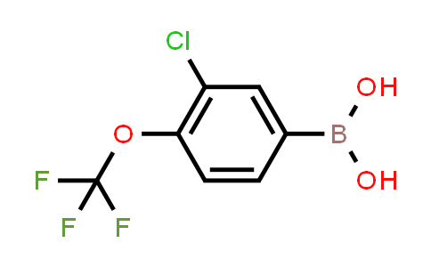 CAS No. 870822-79-0, (3-Chloro-4-(trifluoromethoxy)phenyl)boronic acid