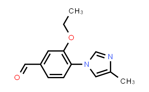 MC576194 | 870837-28-8 | Benzaldehyde, 3-ethoxy-4-(4-methyl-1H-imidazol-1-yl)-