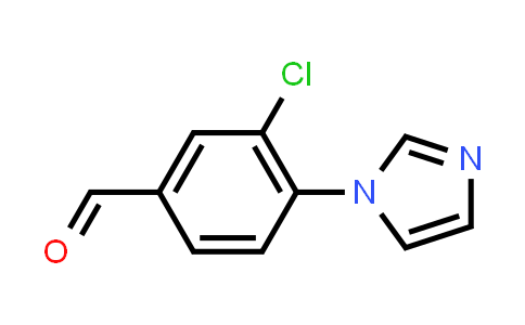 CAS No. 870837-48-2, 3-Chloro-4-(1H-imidazol-1-yl)benzaldehyde