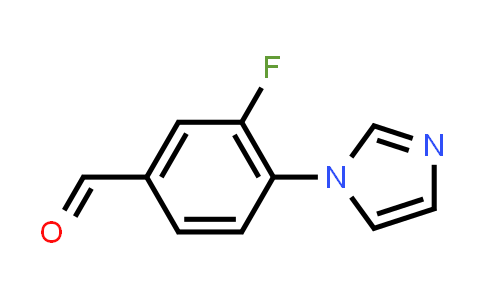 870841-69-3 | Benzaldehyde, 3-fluoro-4-(1H-imidazol-1-yl)-