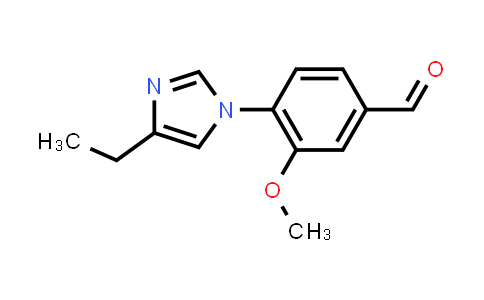 DY576200 | 870845-19-5 | Benzaldehyde, 4-(4-ethyl-1H-imidazol-1-yl)-3-methoxy-