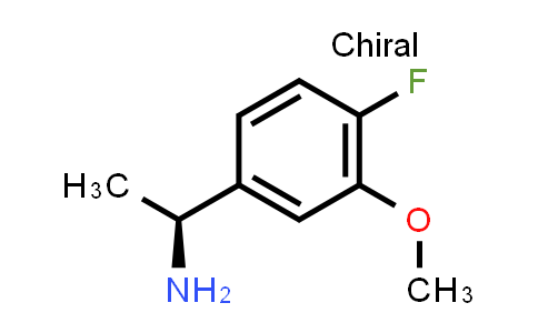 CAS No. 870849-59-5, Benzenemethanamine, 4-fluoro-3-methoxy-α-methyl-, (αS)-