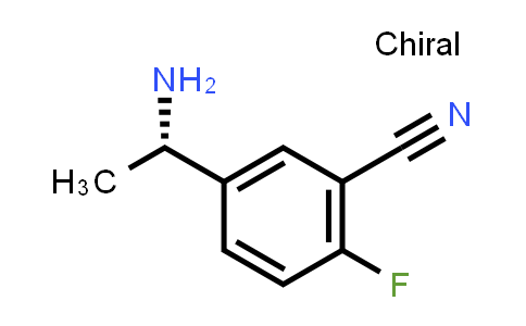 CAS No. 870849-70-0, Benzonitrile, 5-[(1S)-1-aminoethyl]-2-fluoro-