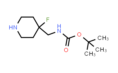 CAS No. 871022-62-7, tert-Butyl N-[(4-fluoropiperidin-4-yl)methyl]carbamate
