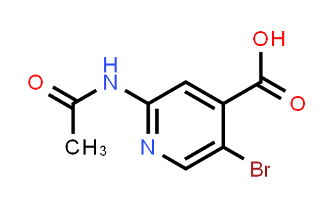 CAS No. 871269-03-3, 2-Acetamido-5-bromoisonicotinic acid