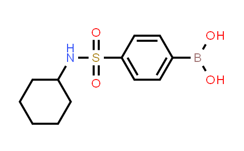 CAS No. 871329-66-7, (4-(N-Cyclohexylsulfamoyl)phenyl)boronic acid