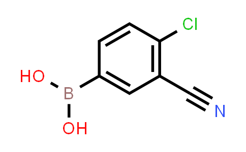 CAS No. 871332-95-5, (4-Chloro-3-cyanophenyl)boronic acid