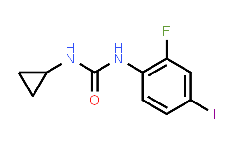 CAS No. 871700-18-4, 1-Cyclopropyl-3-(2-fluoro-4-iodophenyl)urea