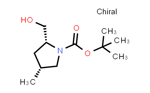 CAS No. 871727-76-3, (2R,4R)-tert-Butyl 2-(hydroxymethyl)-4-methylpyrrolidine-1-carboxylate