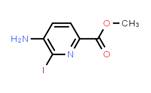 CAS No. 872355-60-7, Methyl 5-amino-6-iodopicolinate