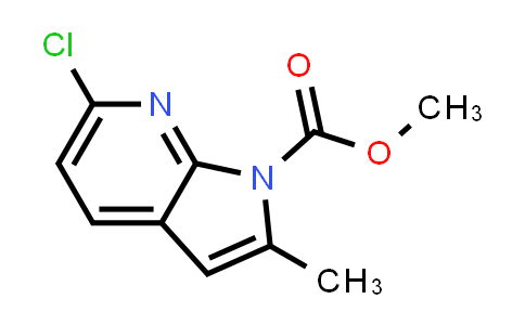 CAS No. 872366-89-7, 1H-Pyrrolo[2,3-b]pyridine-1-carboxylic acid, 6-chloro-2-methyl-, methyl ester